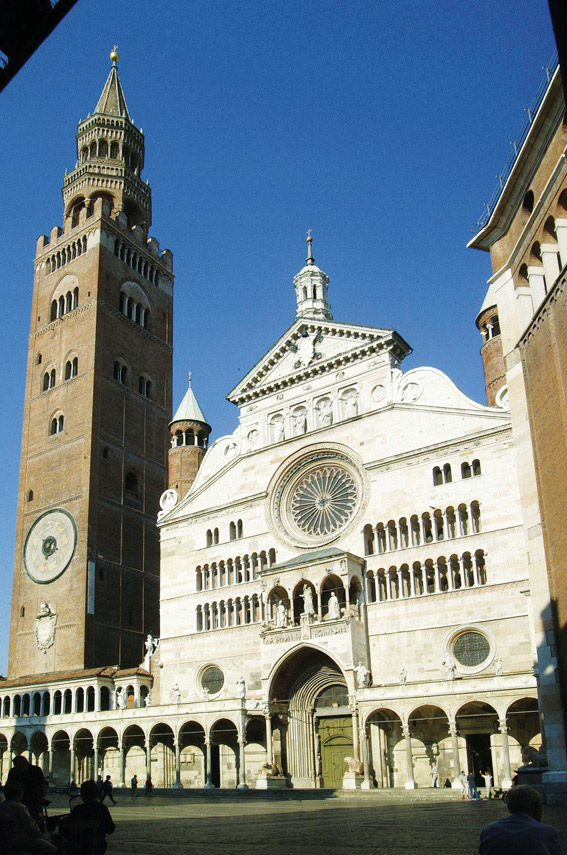 Mappa turistica a strappo di Cremona