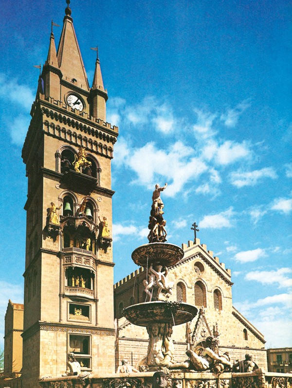 Mappa turistica a strappo di Messina