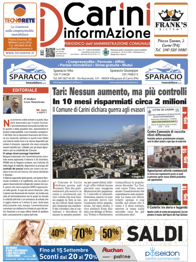 Carini InformAzione giugno 2016