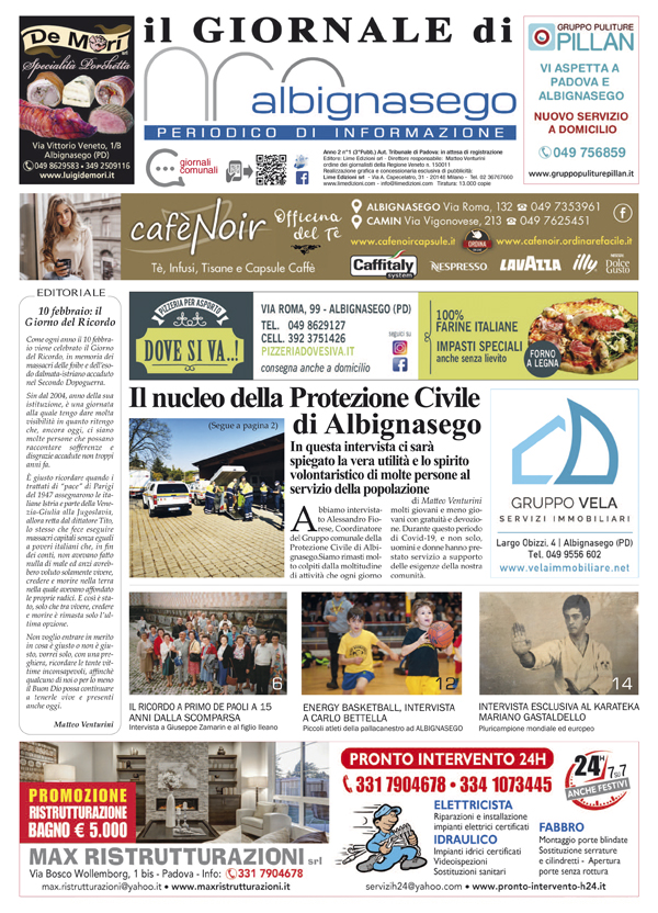 Giornale di Albignasego febbraio 2021