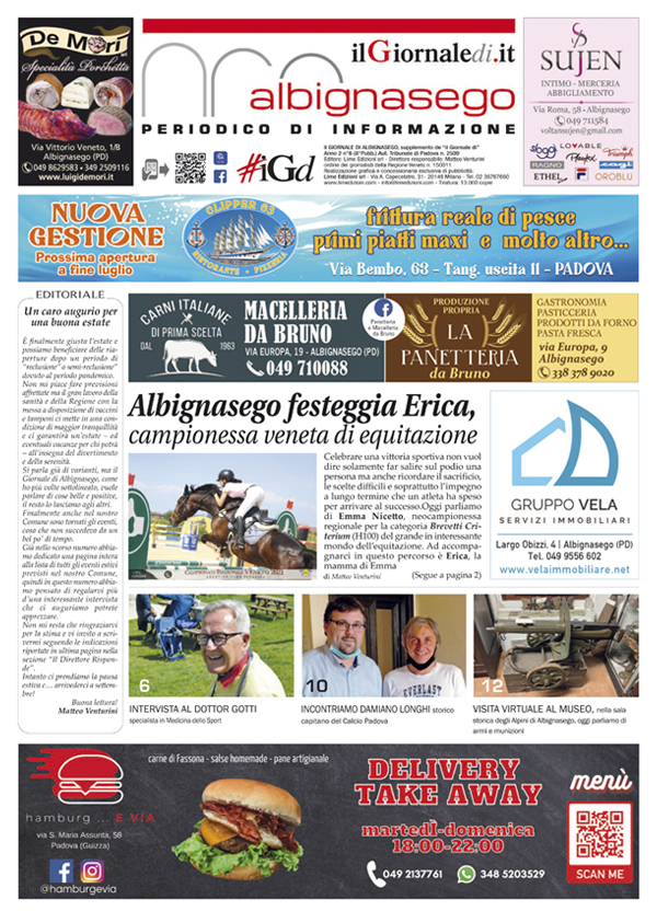 il Giornale di Albignasego luglio 2021