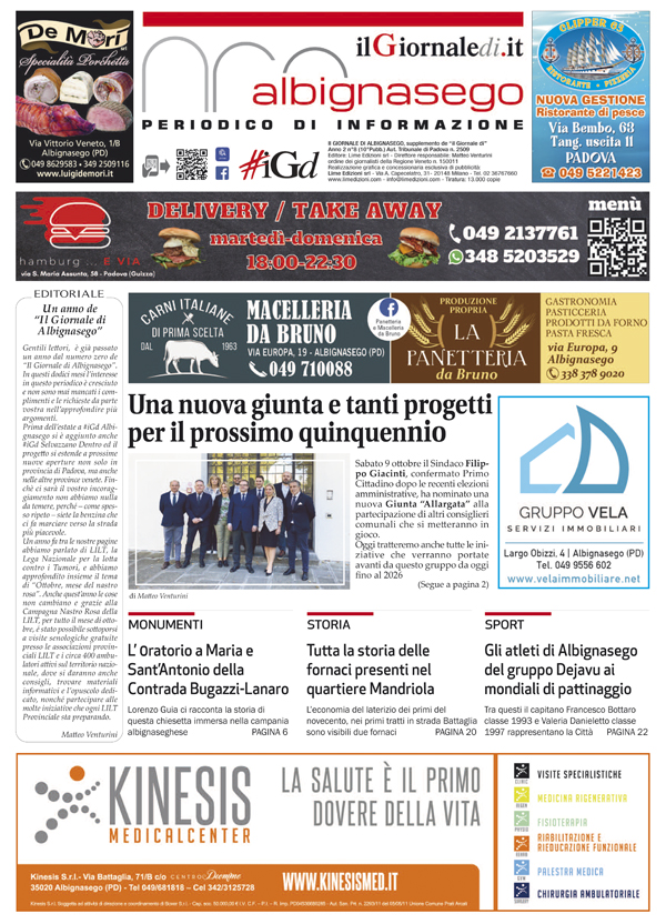 il Giornale di Albignasego novembre 2021