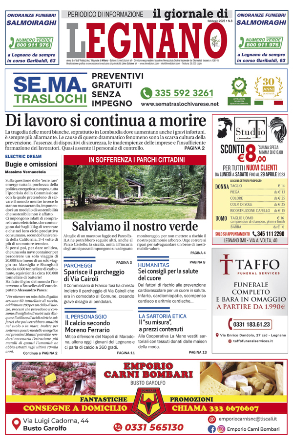 il Giornale di Legnano febbraio 2023