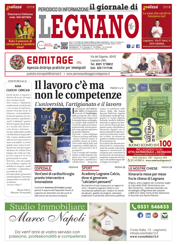 il Giornale di Legnano novembre 2021