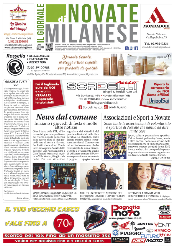 il Giornale di Novate Milanese giugno 2021