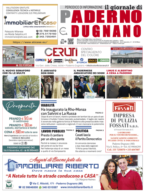 Il Giornale di Paderno Dugnano dicembre 2022