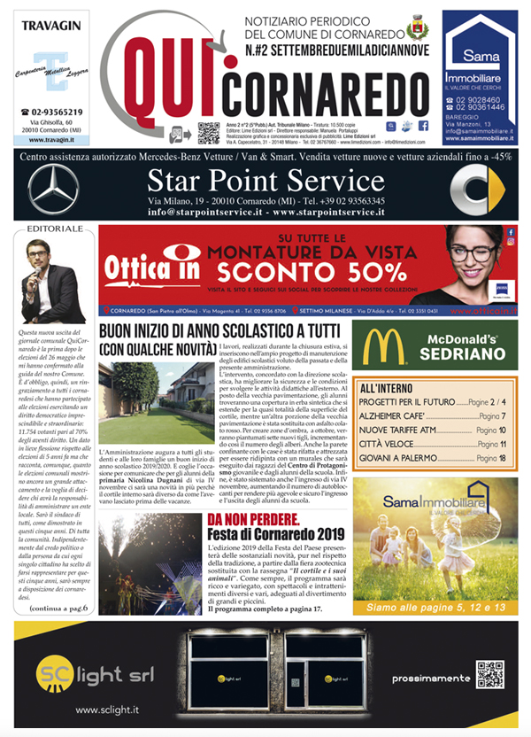 QuiCornaredo di settembre 2019