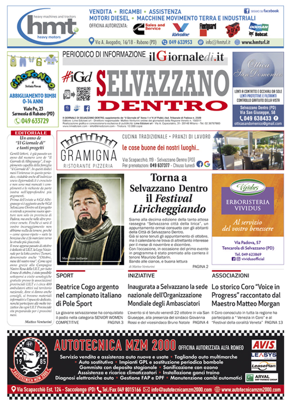 il Giornale di Selvazzano Dentro novembre 2021