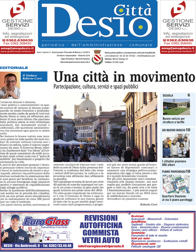 Desio città dicembre 2015