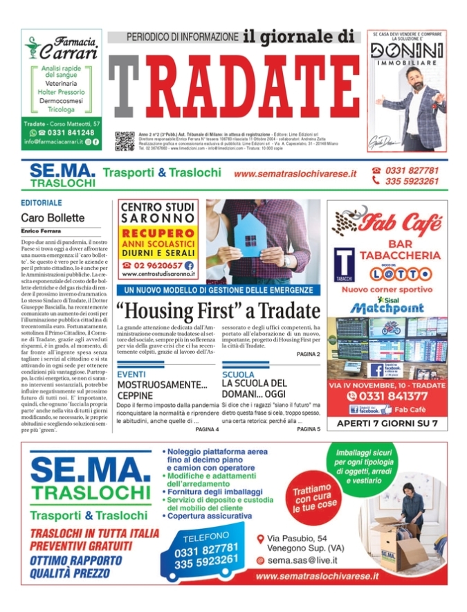 Il Giornale di Tradate settembre-ottobre 2022