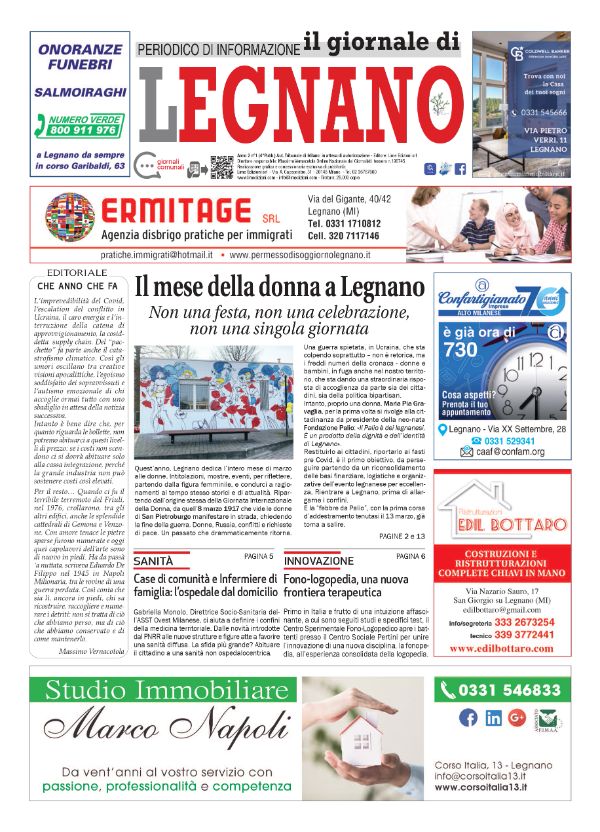 Il Giornale di Legnano marzo 2022