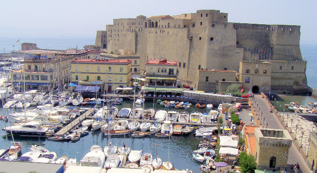 Mappa turistica a strappo di Napoli