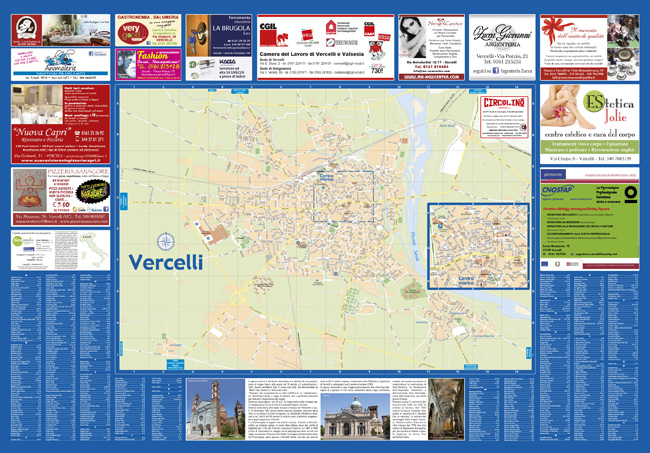 Vercelli Pannello Murale