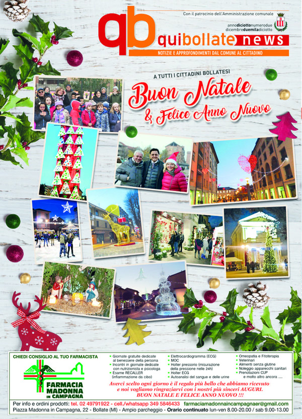 QuiBollateNews di dicembre 2018