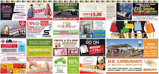 Buoni sconto Bastia Umbra maggio 2016