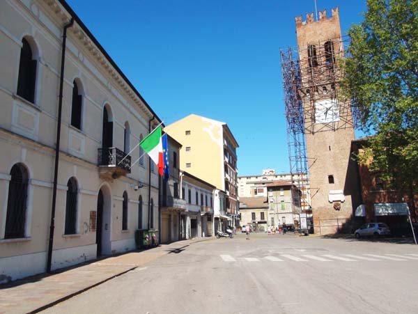 Mappa turistica a strappo di Suzzara