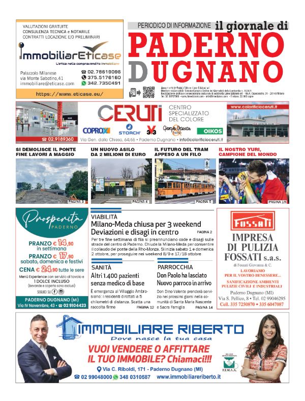 Il Giornale di Paderno Dugnano settembre 2022