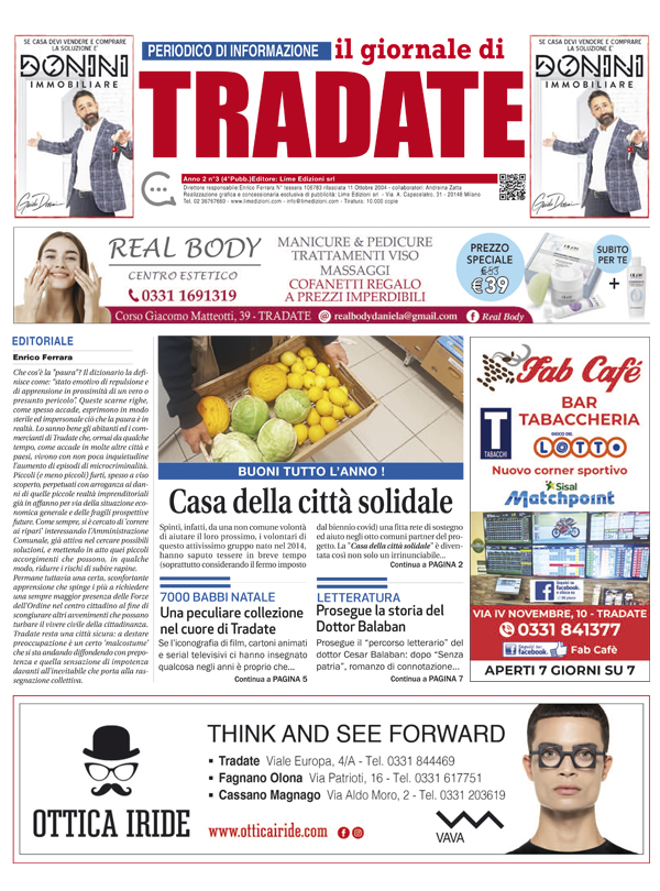 il Giornale di Tradate dicembre 2022